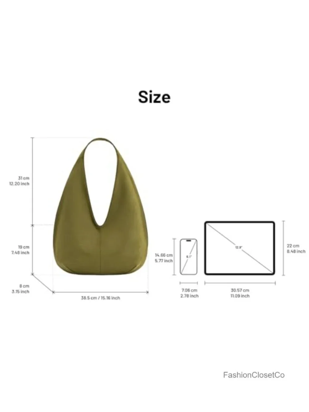 Faux Suede Hobo Shoulder Bag with Magnetic Closure